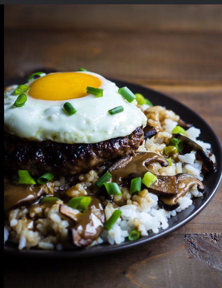 Loco Moco with Maui Bone Broth Beef Gravy