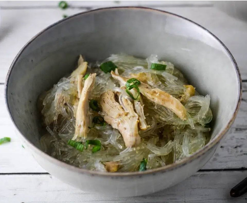 Chicken Long Rice with Maui Chicken Bone Broth